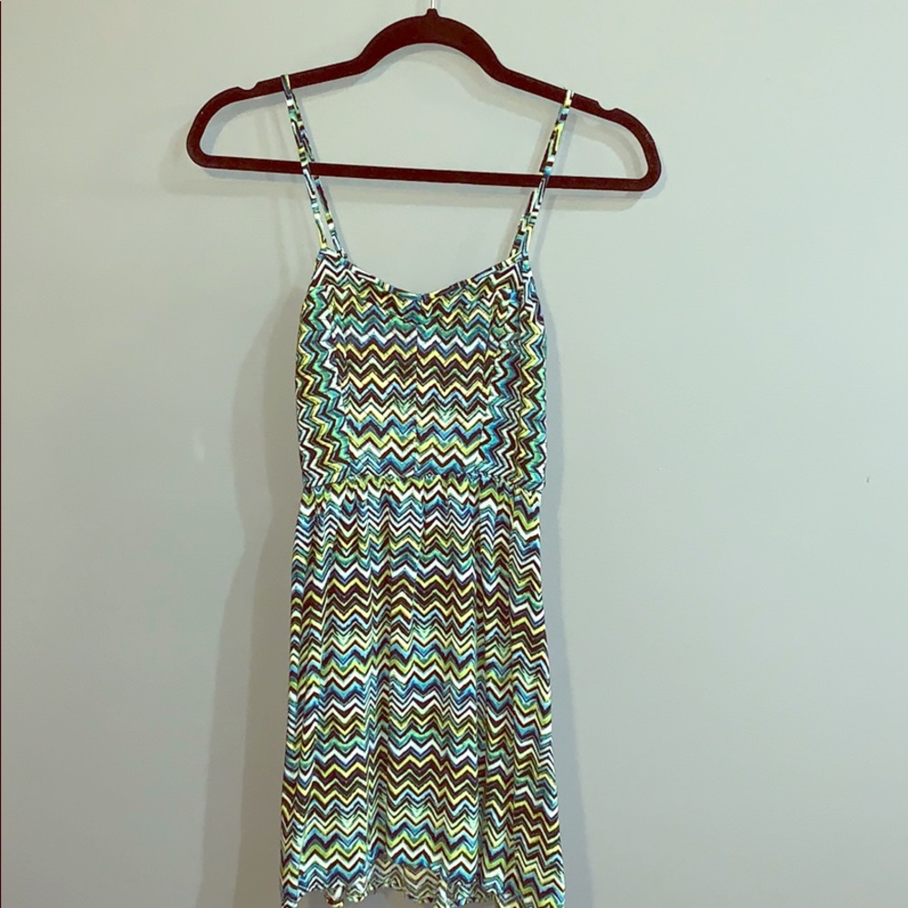 Xhilaration Zig-zag Summer Tank Dress Size…